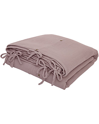 Numero 74 Copripiumino Rosa Antico - 100x140 cm - 100% Cotone bio Set Copripiumino