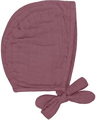 Numero 74 Cuffietta Bebè Lou, Rosa Baobab (9-12 mesi) -100% cotone bio Cappelli Neonato