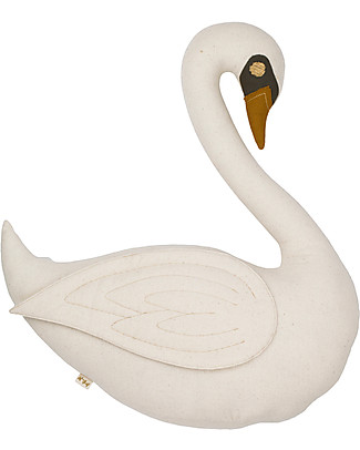 Numero 74 Cuscino Cigno Vicky - Cotone bio Cuscini Arredo