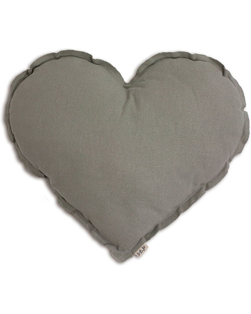 Numero 74 Cuscino Cuore Medium - Argento Cuscini Arredo