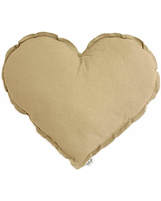 Numero 74 Cuscino Cuore Medium, Giallo Chiaro Cuscini Arredo