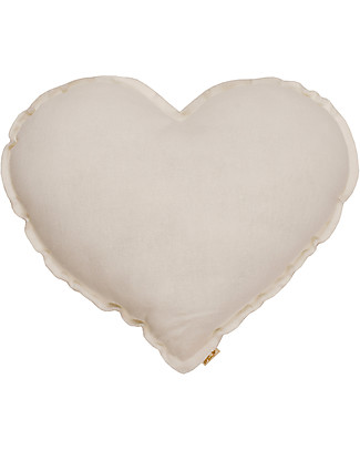 Numero 74 Cuscino Cuore Medium, Natural Cuscini Arredo_