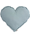 Numero 74 Cuscino Cuore Small, Celeste Cuscini Arredo