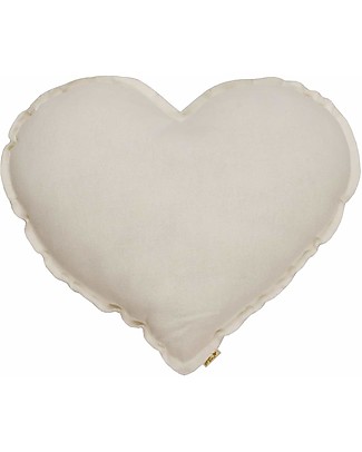 Numero 74 Cuscino Cuore Small - Natural Cuscini Arredo_