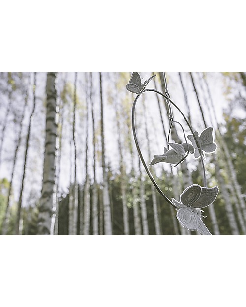 Numero 74 Decorazione da Appendere Bohemian Swing, Argento Decorazioni da Parete