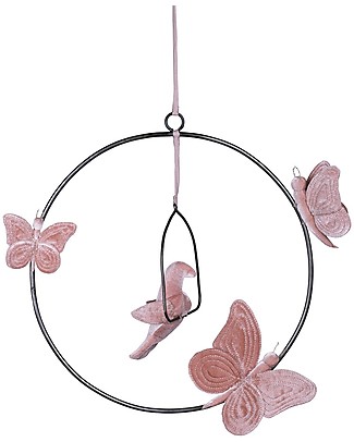 Numero 74 Decorazione da Appendere Bohemian Swing, Rosa Antico Decorazioni