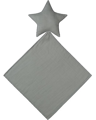 Numero 74 Doudou Lovely Star, Argento - Cotone bio Doudou