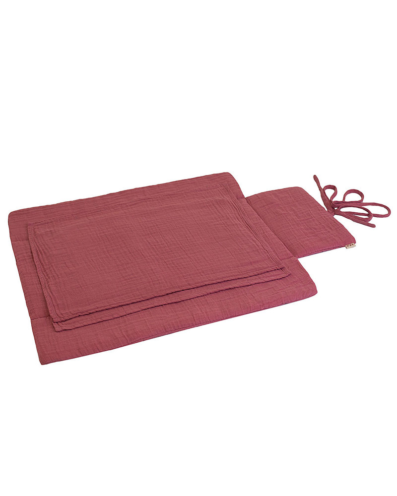 Numero 74 fasciatoio portatile rosa doppia mussola di cotone ... Fasciatoio da tavolo