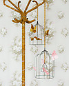 Numero 74 Gabbietta Decorativa Bohemian in Metallo - Media - Rosa Antico - Edizione Limitata Decorazioni da Parete