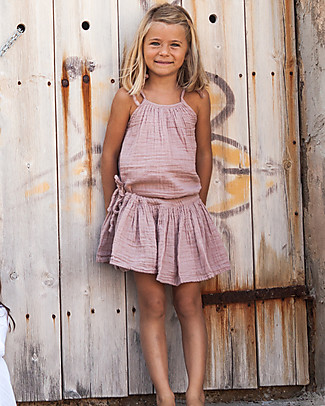 Numero 74 Gonna Bimba Ava - Rosa Antico (1-2 anni) - 100% cotone bio Gonne