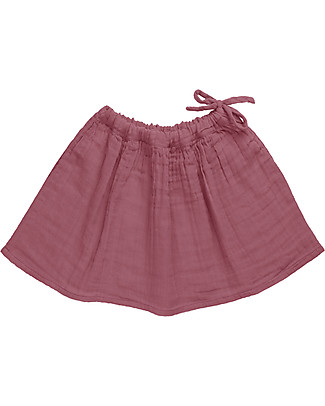 Numero 74 Gonna Bimba Ava, Rosa Baobab (3-4 anni) - 100% cotone bio Gonne