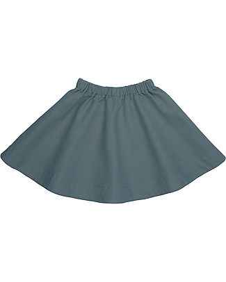 Numero 74 Gonna Bimba Julia, Blu Ghiaccio (5-6 anni) - 100% tela di cotone bio Gonne_