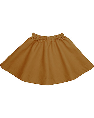 Numero 74 Gonna Bimba Julia, Oro (3-4 anni) - 100% tela di cotone bio Gonne_