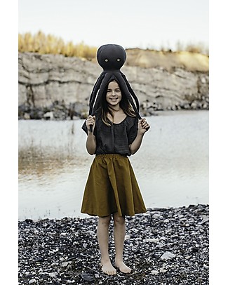 Numero 74 Gonna Bimba Julia, Oro (5-6 anni) - 100% tela di cotone bio Gonne_
