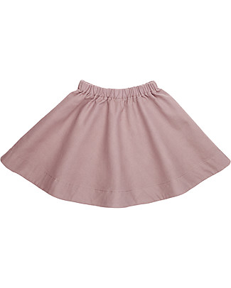 Numero 74 Gonna Bimba Julia, Rosa Antico (3-4 anni) - 100% tela di cotone bio Gonne_