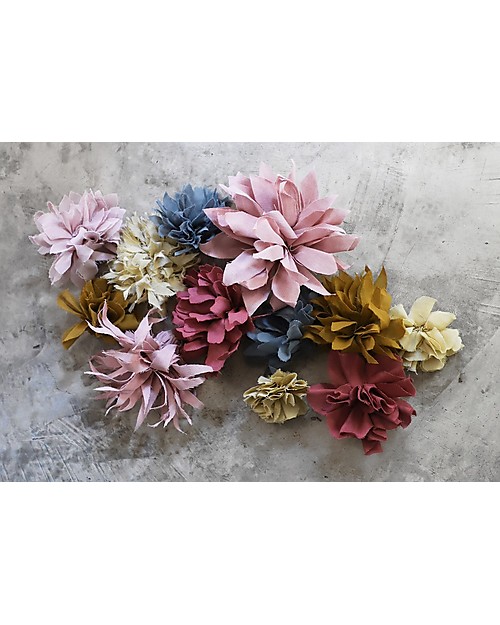 Numero 74 Kit Fiori in Tessuto, Mix Autunno - Comprende tutto il necessario! Kit Fai Da Te