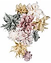 Numero 74 Kit Fiori in Tessuto, Mix Sussurro - Comprende tutto il necessario! Kit Fai Da Te