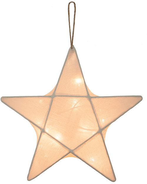 Numero 74 Lampada Stella Medium 50 x 50 cm- Ecru - 100% Cotone Lampade da Comodino