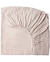 Numero 74 Lenzuolo con Angoli, Cipria - 140x70 cm - Mussola di cotone Lenzuola e Federe