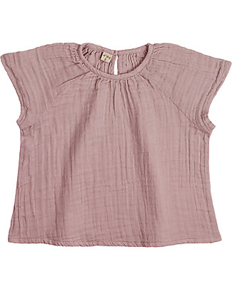 Numero 74 Maglia Bimba Clara, Rosa Antico (5-6 anni) - 100% cotone bio Vestiti_