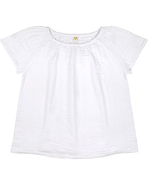 Numero 74 Maglia Donna Clara, Bianco - 100% cotone bio T-shirt
