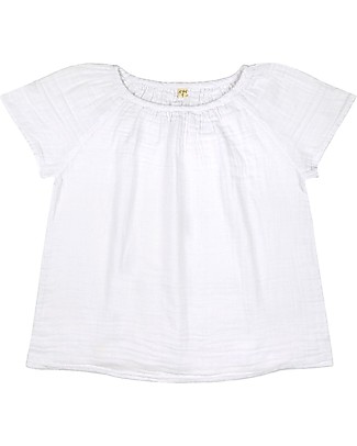Numero 74 Maglia Donna Clara, Bianco - 100% cotone bio T-shirt