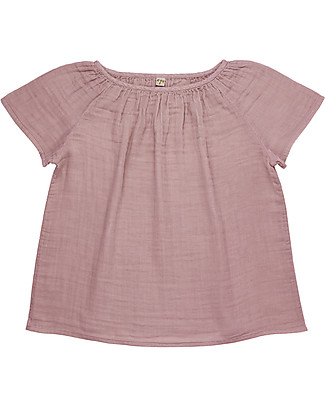 Numero 74 Maglia Donna Clara, Rosa Antico - 100% cotone bio T-shirt