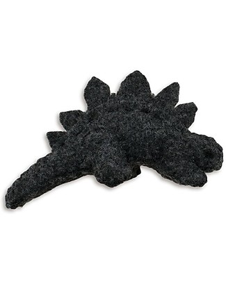 Numero 74 Mini Dinosauro di Stoffa, Stegosauro Grigio - Perfetto regalino per le feste Regalini
