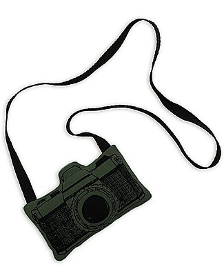 Numero 74 Mini Macchina Fotografica di Stoffa, Verde - Perfetto regalino per le feste Regalini