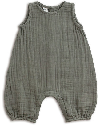 Numero 74 Pagliaccetto Grigio Argento - Mussola di Cotone Tutine Corte