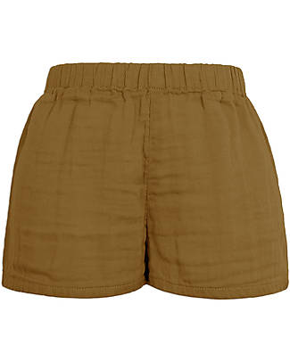 Numero 74 Pantaloncini Corti Josi - Bronzo Antico - 100% Cotone Bio GOTS Pantaloni Corti