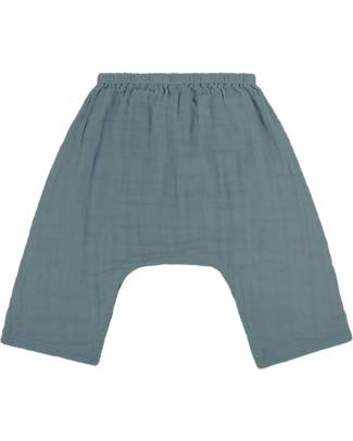 Numero 74 Pantaloni Lunghi Theo - Blu Ghiaccio - 100% Cotone Bio GOTS Pantaloni Lunghi