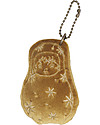 Numero 74 Portachiavi Matrioska Velluto - Oro - Regalino perfetto! Nuova Bohemian Collection Zaini Asilo