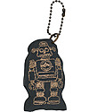 Numero 74 Portachiavi Robot - Grigio Scuro - Regalino perfetto! Zaini Asilo