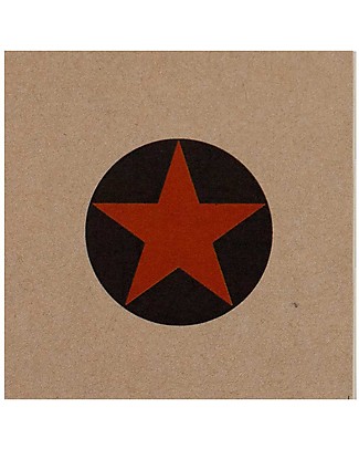Numero 74 Quadernino Super Eroe, Stella Arancione - Regalino perfetto anche per le feste Regalini