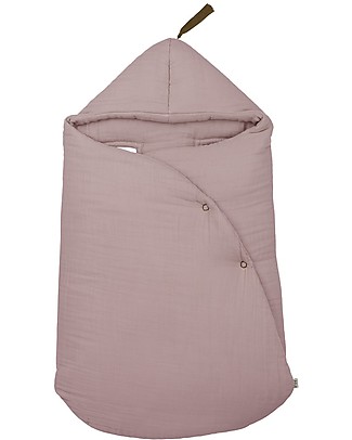 Numero 74 Sacco Nanna Invernale da Viaggio con Attacchi per Passeggino - Rosa Antico - TOG 3.5 Sacchi Passeggino