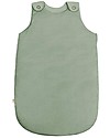 Numero 74 Sacco Nanna Invernale in Velluto di Cotone - 0-6 mesi - Verde Salvia - TOG 3.5 Sacchi Nanna