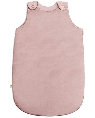 Numero 74 Sacco Nanna Invernale in Velluto di Cotone - 6-24 mesi - Rosa Antico - TOG 3.5 Sacchi Nanna Pesanti