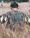 Numero 74 Set Costume da Uccello - Verde Petrolio - 100% cotone bio - Comprende ali e cappellino Travestimenti