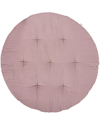 Numero 74 Tappeto Gioco Charlie Rosa Antico - 110 cm - Cotone Imbottito Tappeti_