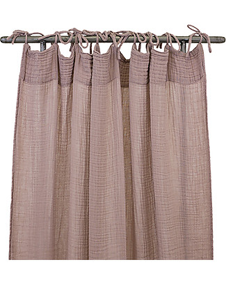 Numero 74 Tenda da Muro 100x290 cm, Rosa Antico - 100% cotone Tende