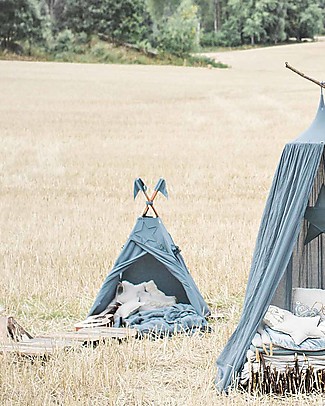 Numero 74 Tenda Tipi, Celeste - 100% cotone Tende Gioco