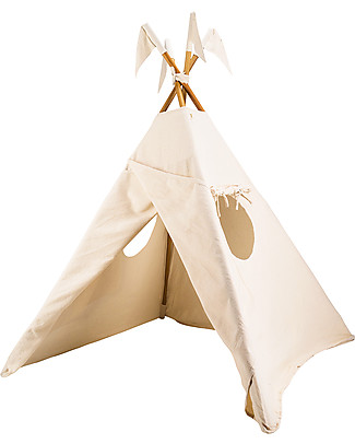 Numero 74 Tenda Tipi, Naturale - 100% Cotone tailandese Tende Gioco