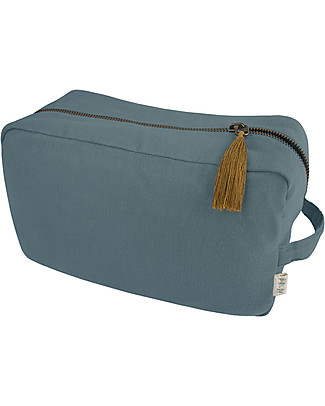 Numero 74 Trousse e Astuccio Essential Purse Medium, Blu Ghiaccio - Cotone bio Astucci
