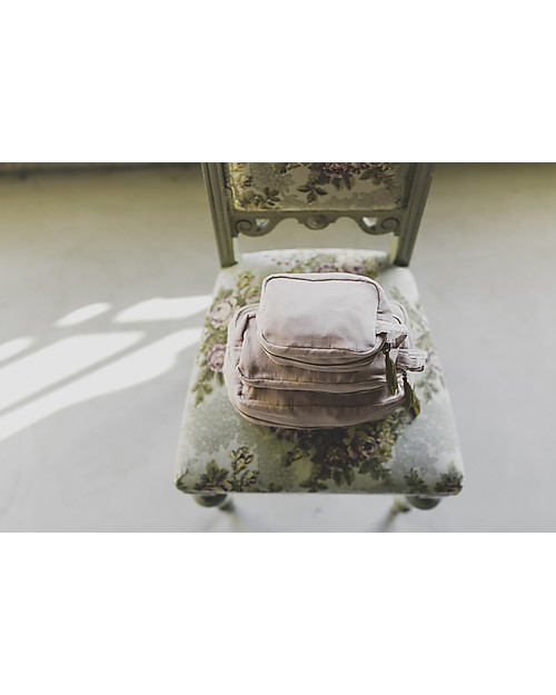 Numero 74 Trousse e Astuccio Essential Purse Medium, Rosa Antico - Cotone bio Astucci per la Scuola