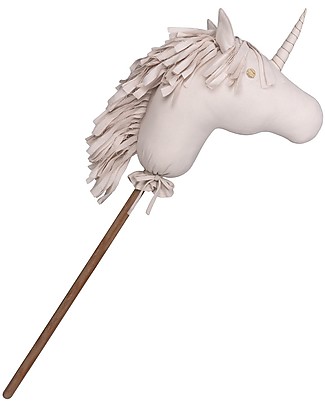 Numero 74 Unicorno in Pezza con Bastone Bella Hobby Unicorn - Cipria Burattini