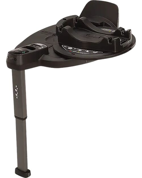Nuna Base Seggiolino Auto Curv - Caviar - Ruota a 360 gradi Accessori Seggiolini Auto