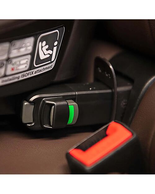 Nuna Base Seggiolino Auto Curv - Caviar - Ruota a 360 gradi Accessori Seggiolini Auto