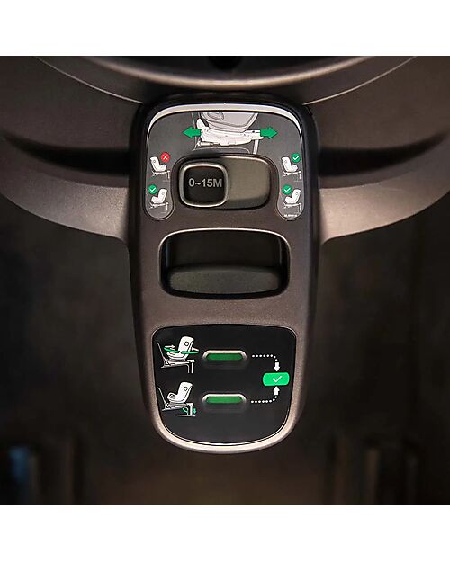 Nuna Base Seggiolino Auto Curv - Caviar - Ruota a 360 gradi Accessori Seggiolini Auto