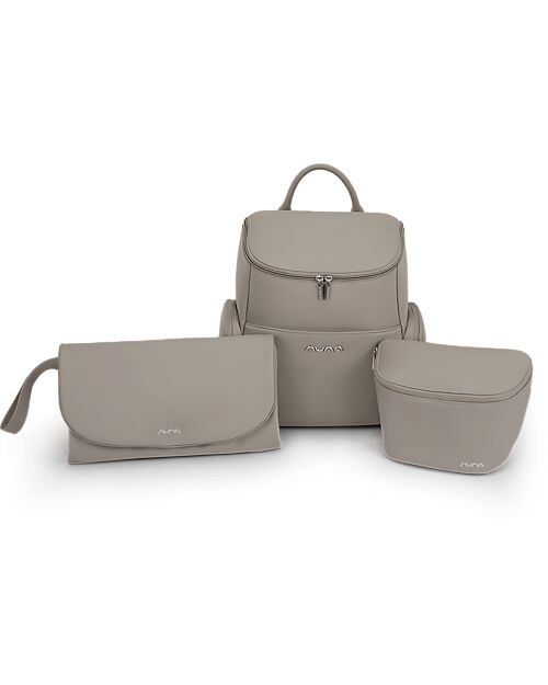 Nuna Borsa Cambio Pannolino - Taupe - con Fasciatoio Zaini Fasciatoio